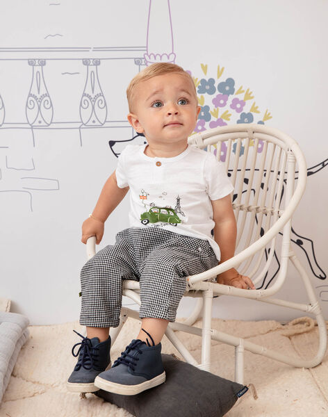 Pantalon A Carreaux Noir Bebe Garcon Achat En Ligne Ensemble Combinaison Et Salopette Sergentmajor