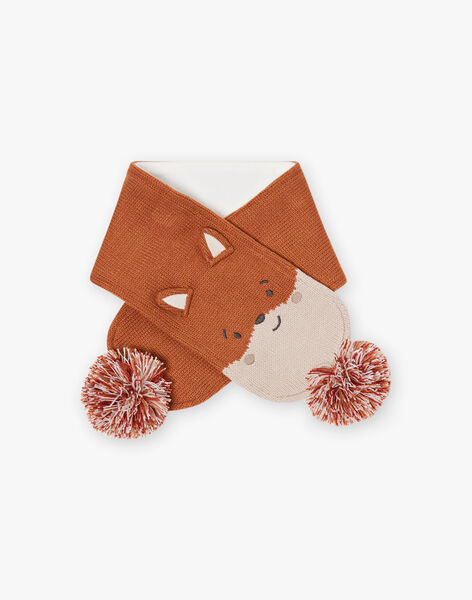 Echarpe A Pompons Et Motif Renard Bebe Garcon Achat En Ligne Bonnet Echarpe Et Gant Sergentmajor