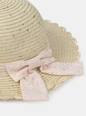 Chapeau de paille sequins MAFANTINE / 25E4BFL1CHA009