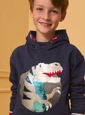 Sweat à capuche Dinosaure LITONAGE 1 / 24H3PGB1SWE070