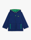 Parka bleu roi à capuche FRAPARKAGE / 23E3PG51IMPC209