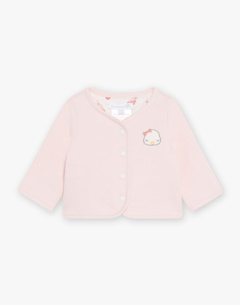 Veste réversible rose bébé fille DOLLY / 22H0CFH1VES307