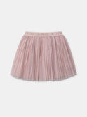 Jupe rose plissée en tulle Fille NAEJUPETTE / 25H2PF31JUP303