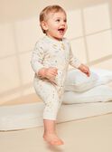 Grenouillère beige clair thème jungle FEDORIAN / 23E5BG25GREA011