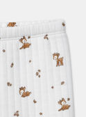 Pyjama deux pièces en tubique NOLVEN / 25H0NM11ENS001