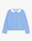 Cardigan bleu en coton FRITETTE 3 / 23E2PFJ2CAR201