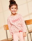 Sweat Sport rose à fleurs FRISWETTE / 23E2PFJ1SWED300