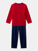 Pyjama noël rouge LAPAGE / 24H5PGF3PYJ050