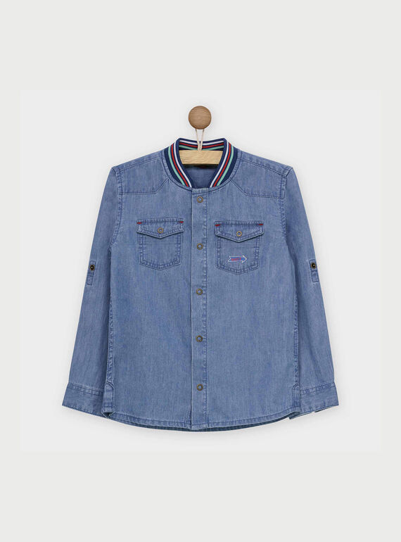 Chemise bleu jean REBOBOAGE / 19E3PGC1CHM704