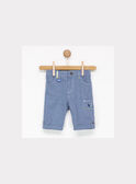 Pantacourt bleu jean NAXORLAN / 18E1BGQ1PCO704