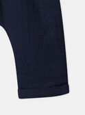 Pantalon bleu marine Bébé Garçon NAISAAC / 25H1BGP1PAN070