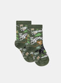 Chaussettes Kaki KUATAGE / 24E4PGP1SOQ604