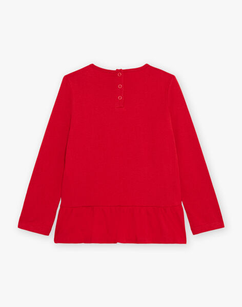 T-shirt rouge à manches longues DRITOMETTE / 22H2PFX1TMLF529