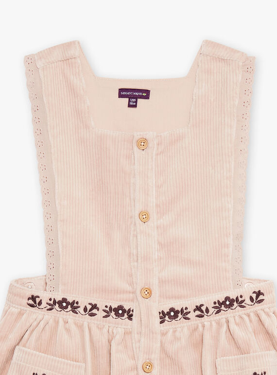 Robe tablier en velours DULCINETTE / 22H2PFR1CHS801