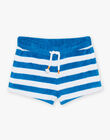 Débardeur et short bleu à imprimé à rayures FAYANN / 23E1BGR1ENSC226