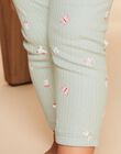 Legging vert tendre à papillon FAISTEL / 23E1BFD1CAL612