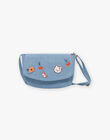 Sac besace denim clair FLYSAETTE / 23E4PFR1BESP272