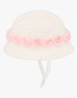 Chapeau De Paille Blanc Bebe Fille Chapeau Bandeau Et Foulard Bebe Sergentmajor