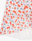 Robe écrue à imprimé cerise FLYROBETTE / 23E2PFR1ROB001