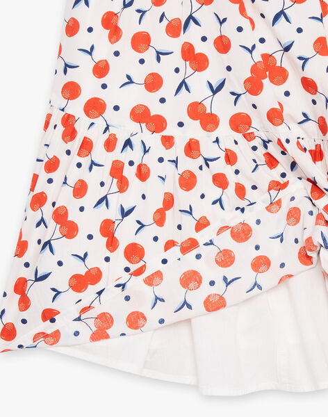 Robe écrue à imprimé cerise FLYROBETTE / 23E2PFR1ROB001