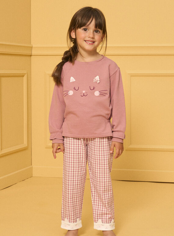 Pyjama Molleton gratté Chat LECOETTE / 24H5PF41PYJ329