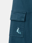 Pantalon Bleu Canard LARAPAGE / 24H3PGR1PAN714