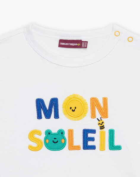 T-shirt écru à manches courtes FARABRIEL / 23E1BGS2TMC001