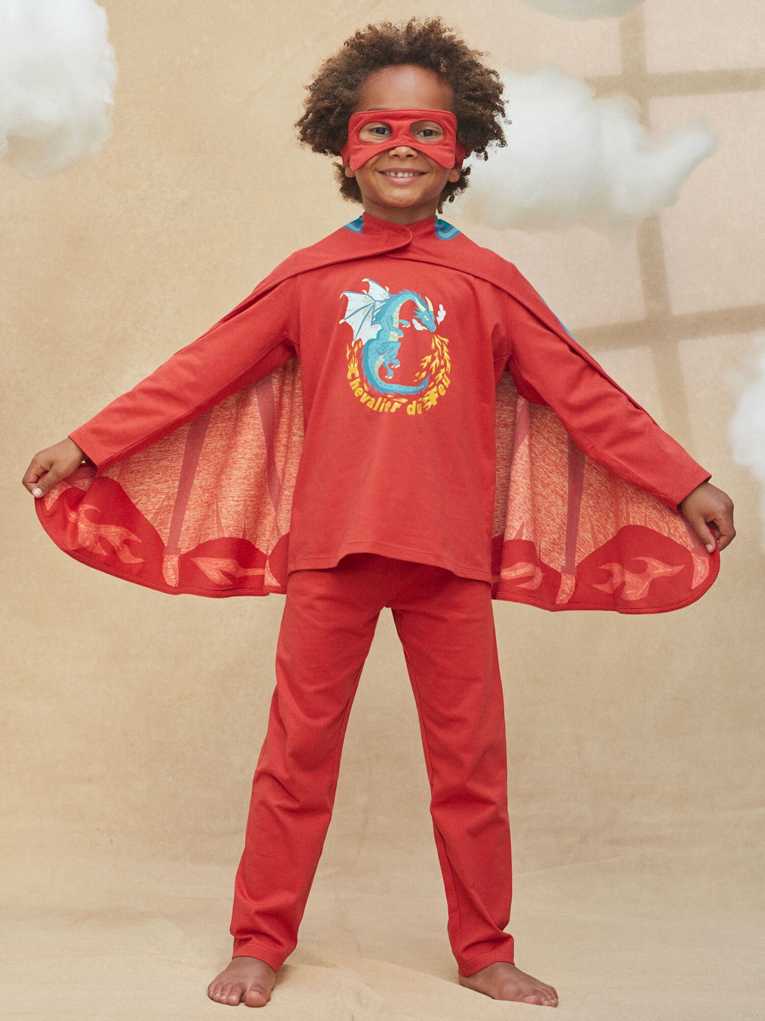 Pyjama Orange Garcon Sergent Major