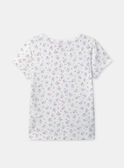 Lot de 2 t-shirts imprimés fleuries ou rose uni Fille NEJOETTE / 25H5PFC2HLI301