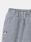 Pantalon fourré à carreaux LAOMAR / 24H1BGQ1PAN941