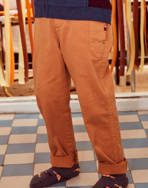 Pantalon droit camel DEMENAGE / 22H3PGF1PAN804
