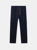 Pantalon bleu marine Garçon NOMARAGE / 25H3PGP1CFP705
