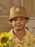 Chapeau reversible jaune et marron MLABOBAGE / 25E4PGK2CHA104