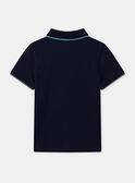 Polo Bleu marine MMIBASAGE / 25E3PGT4POL070