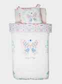 Drap / parure de lit blanc ROFLEURTC / 19EZENX1PLC001