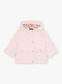 Imperméable rose ciré à capuche 3 en 1 FIMARION / 23E1BF51IMP318