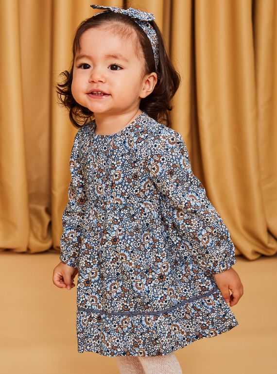 Robe à imprimé fleuri en twill DARENATA / 22H1BFY2ROBC206