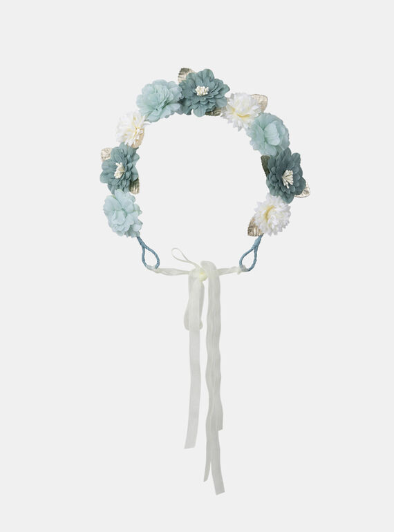 Couronne de fleurs MRECORETTE / 25E4PFL3BANK008