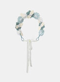 Couronne de fleurs MRECORETTE / 25E4PFL3BANK008