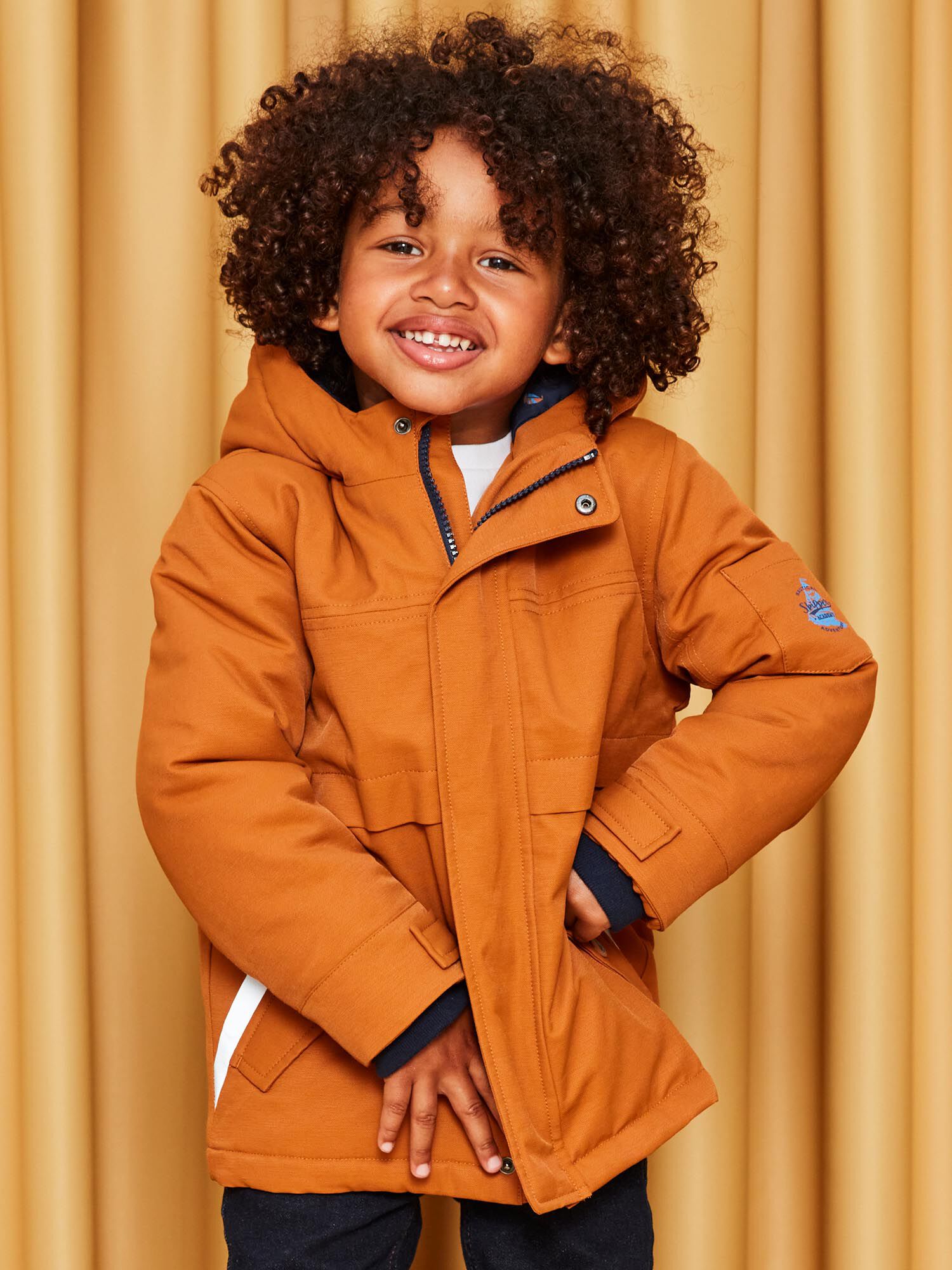 Parka capuche 3 en 1 camel