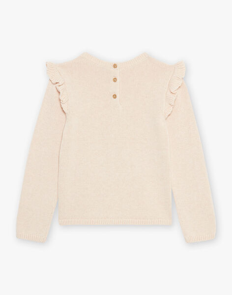 Pull écru en maille torsadée DIAPULETTE / 22H2PFY1PUL808