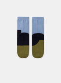 Chaussettes tricolore avec chien Garçon NUBOULAGE / 25H4PGQ1SOQC237