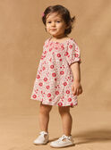 Robe à smock fleuri MALAURENE / 25E1BFJ2ROB001