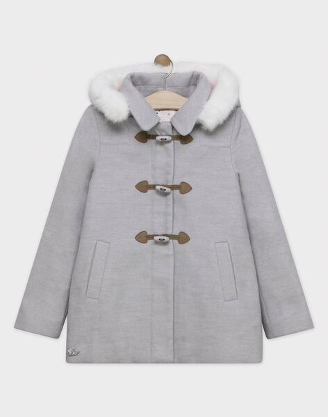 Manteau Gris Chine A Capuche Fille Manteau Parka Et Veste Enfant Sergentmajor