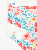 Chaussettes écrues à fleurs FECHOETTE / 23E4PFB1SOQ001
