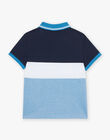 Polo tricolore à broderie dinosaure FRIPLAGE2 / 23E3PGC1POL201