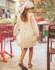 Robe écrue à volants FEDRETTE / 23E2PFB1ROB001