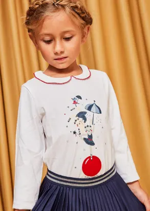 T-shirt blanc fille - 15,99€