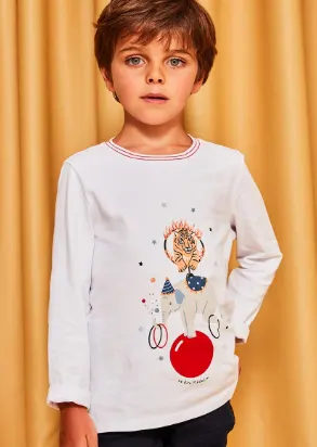 T-shirt blanc garçon - 15,99€